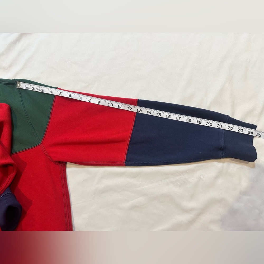 Chaps Ralph Lauren Unisex Vintage Colorblock Crewneck Sweatshirt - Picture 7 of 12
